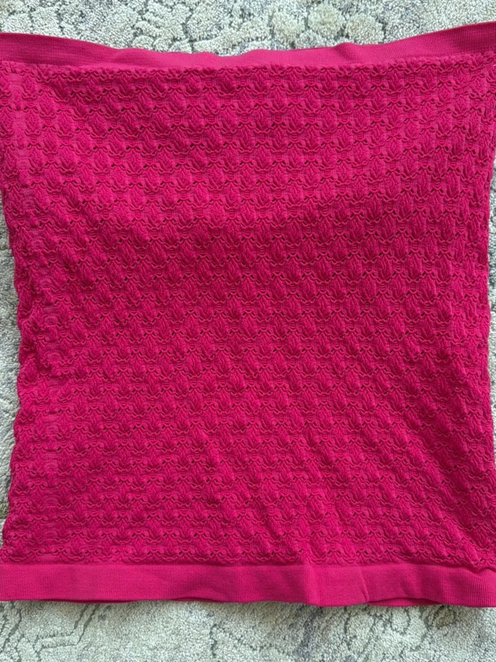 Intimately FP Crochet Knit Tube Top